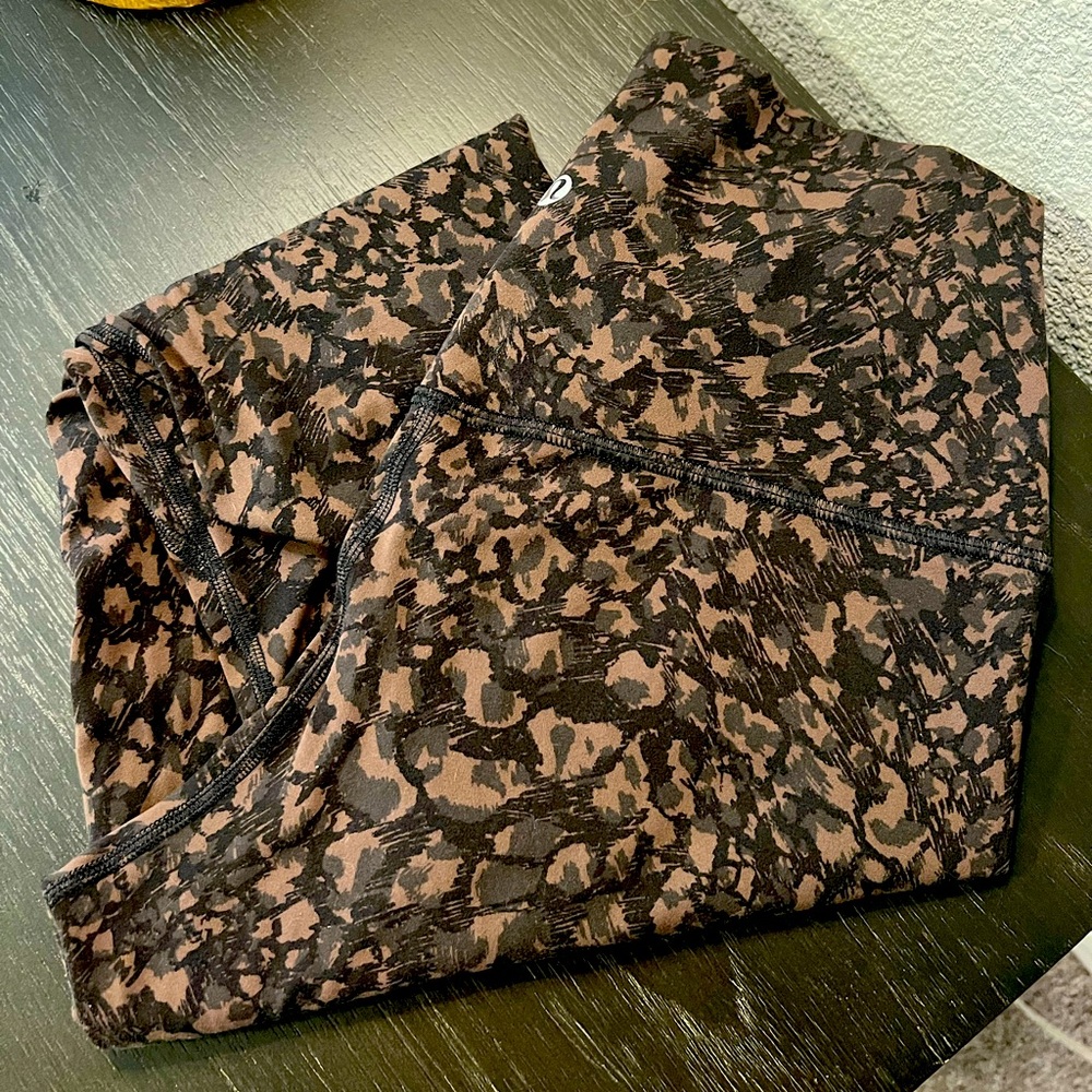 lululemon athletica Brown Patterned Pants